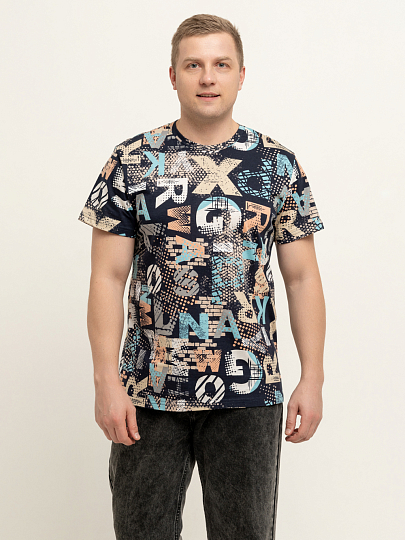 Футболка Мужская "Черновик" арт.мк2287ч